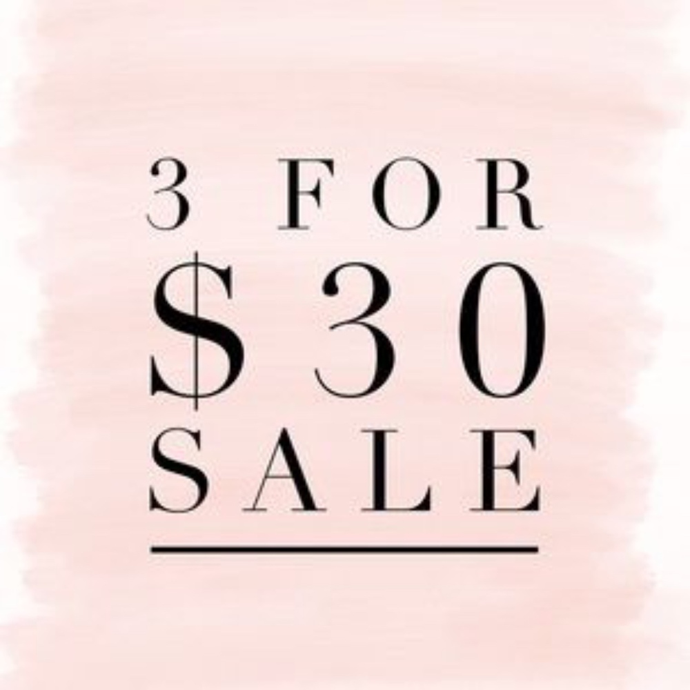 all items in closet 3/$30